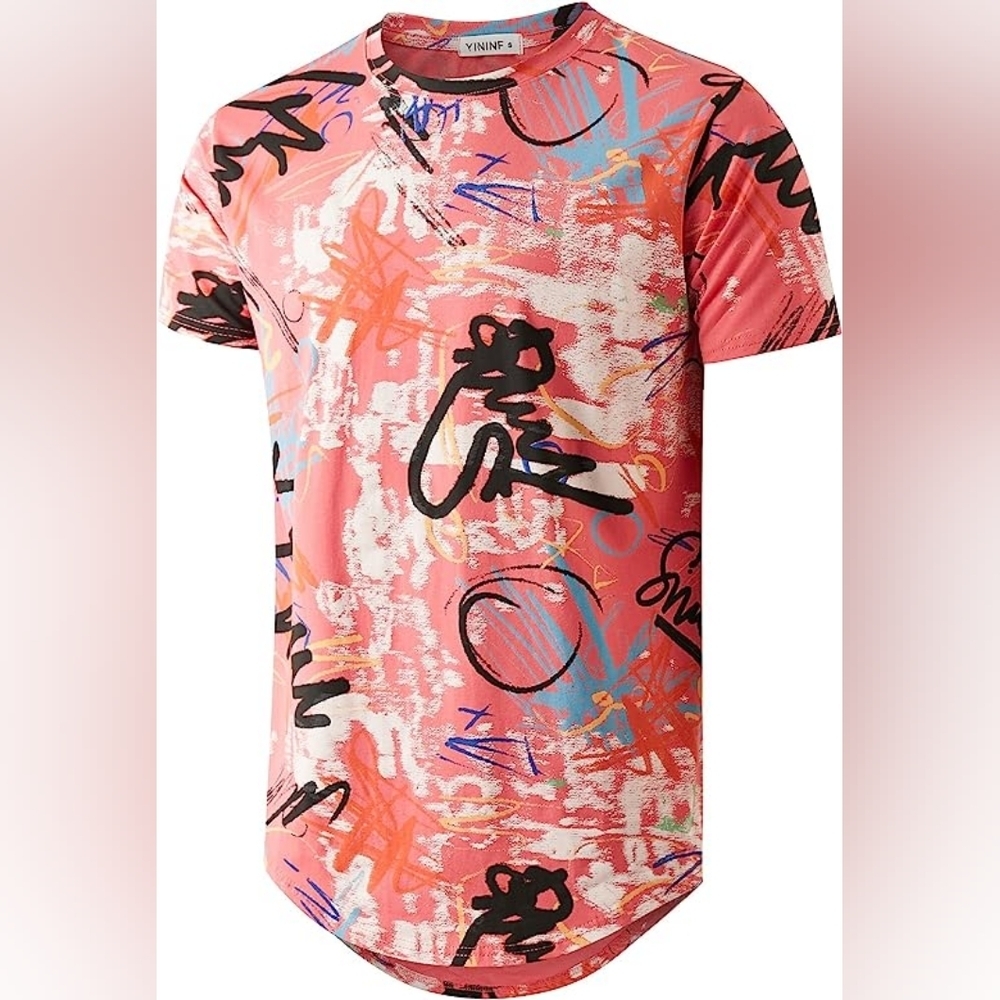 New Men's Graffiti Artwork Shirt Multiple Sizes